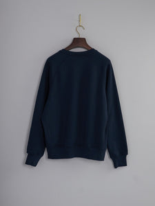 Baracuta Logo Crew Neck - Navy