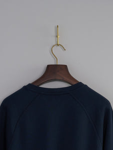 Baracuta Logo Crew Neck - Navy