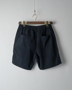 Beach Short in Navy Summer Canvas