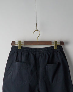 Beach Short in Navy Summer Canvas