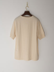 Men's Short Sleeve Loopwheeled Henley - 7.2oz Classic Fit (02 Nature)