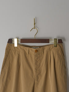Unisex Pleated Front Pants - Relaxed Fit (16 Khaki)