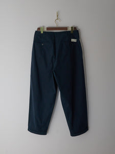 Unisex Pleated Front Pants - Relaxed Fit (51 Dark Navy)