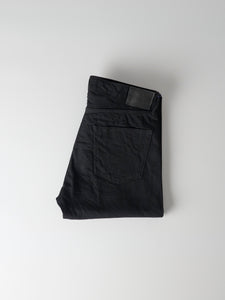 14oz Black Classic Straight Selvedge Jeans - BLACK